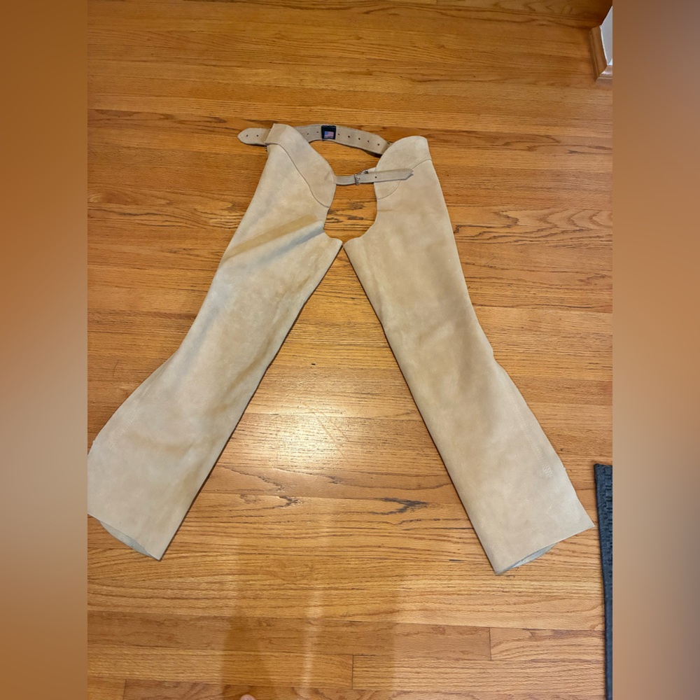Tan Suede Women's Whitman Slim Riding Chaps